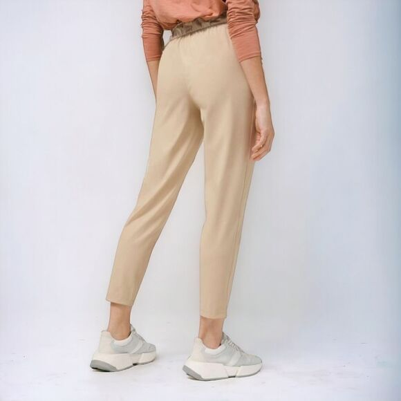 Lululemon Keep Moving Stretch High Rise Elastic Drawstring Pants Women 6 Trench - Picture 3 of 15